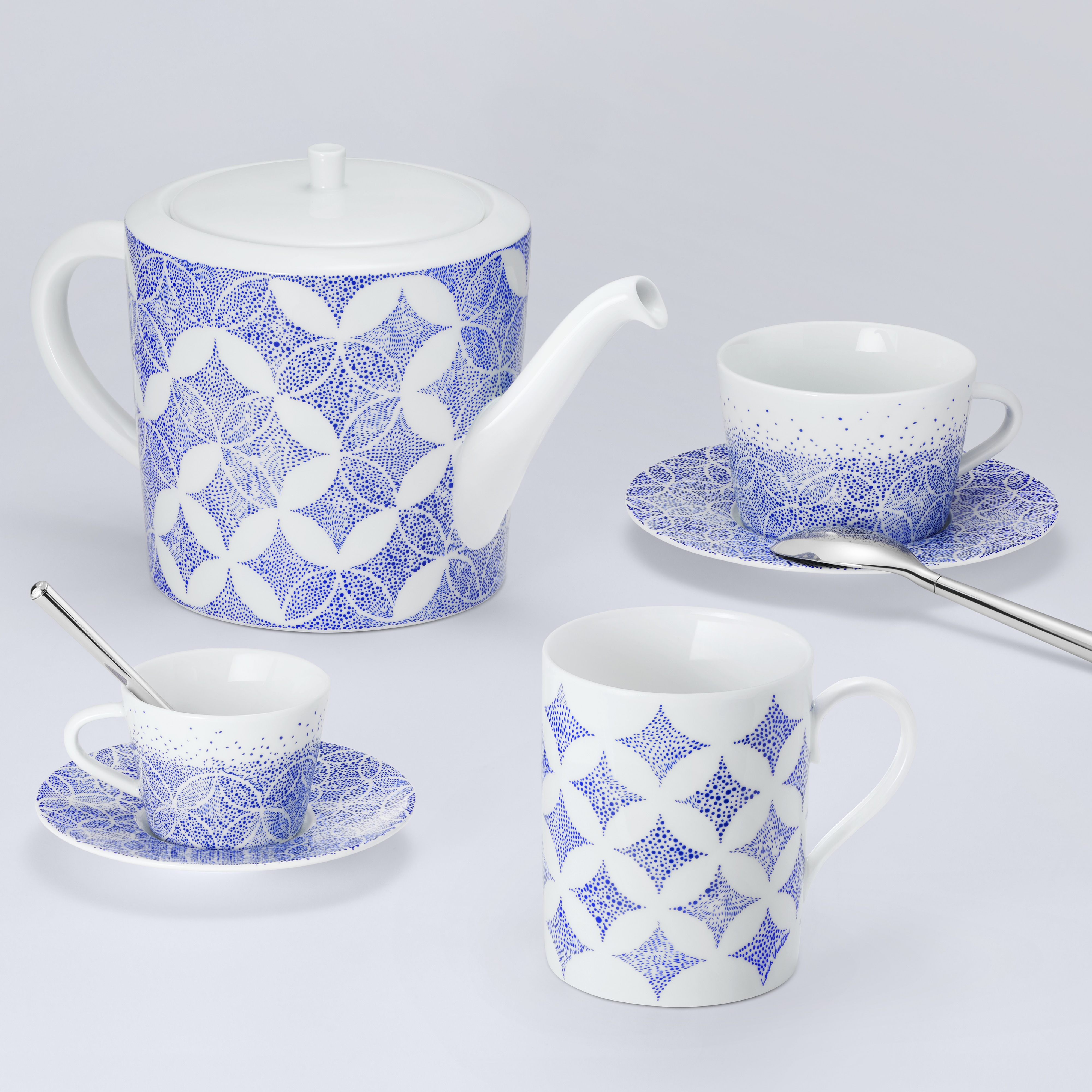 Constellation Set of 2 Coffee Cups and Saucers ｜ルイ